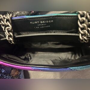 Large Kurt Geiger Large Rainbow Chain Handbag.